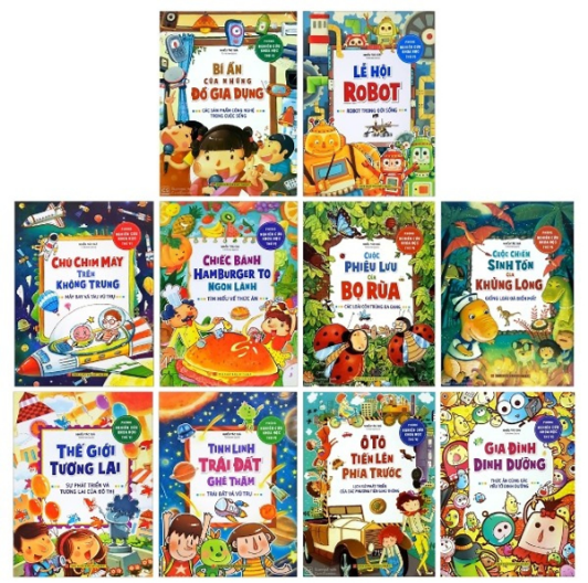 Sách Combo Phòng Nghiên Cứu Khoa Học Thú Vị (Bộ 10 Cuốn) - Mhbooks (Tặng truyện tranh)