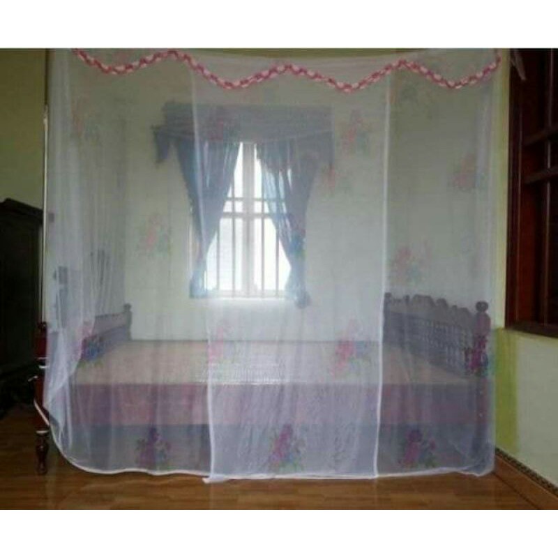 Mùng vải tuyn giăng dây có cửa (mùng ngủ chống muỗi và côn trùng) đủ kích thước