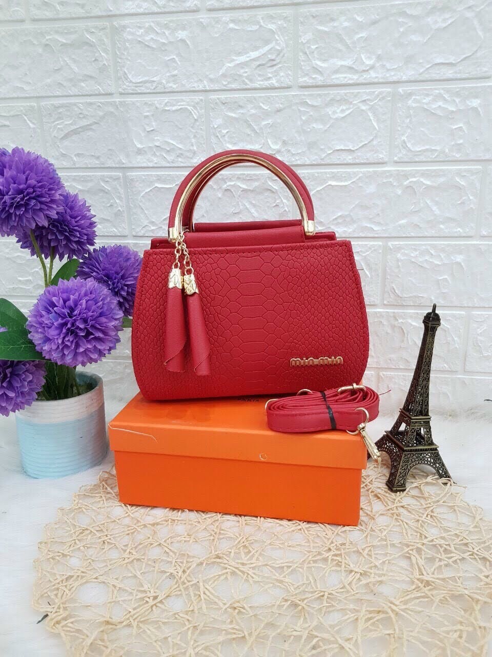Giỏ Xách Quai Vồng Mini