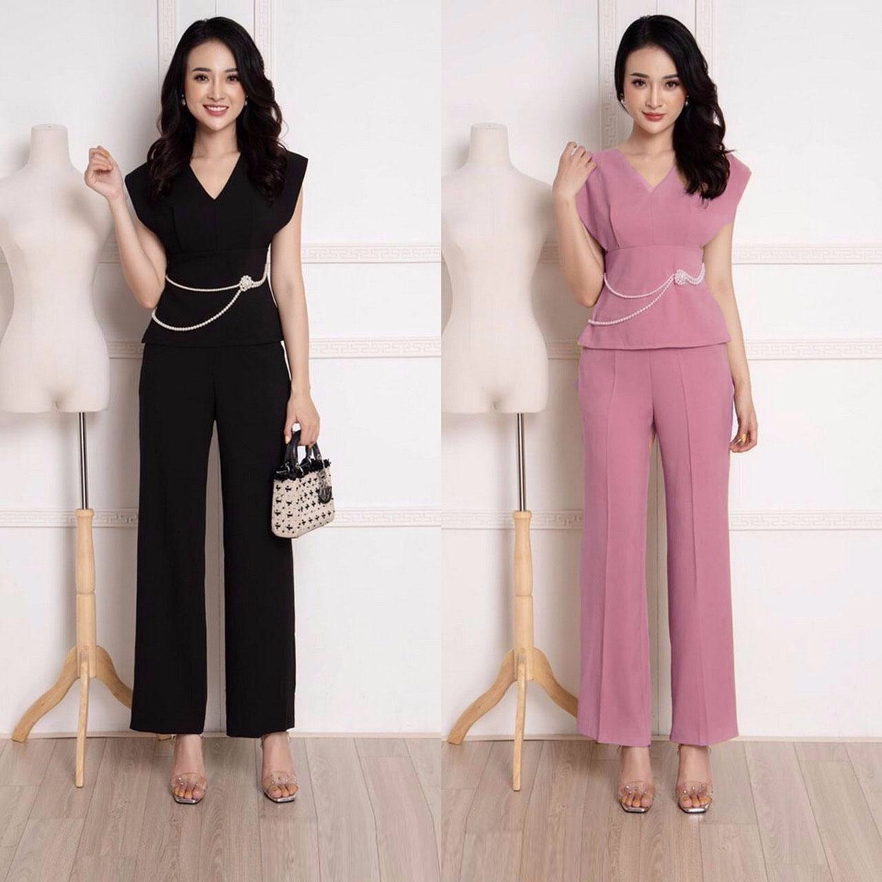 [HCM]Set bộ quần ống suông