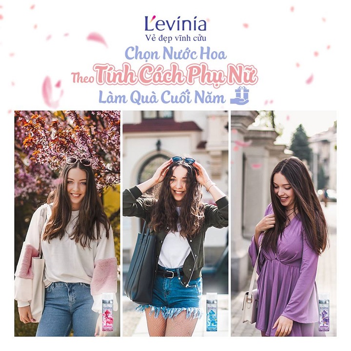Nước hoa Classic Levinia Màu tím - Vogue 30ml - 55ml