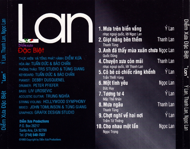 [MDCD] CD Lan Đặc Biệt  - Ý Lan -  Ngọc Lan -  Thanh Lan