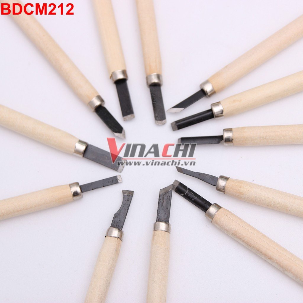 Bộ Đục Chạm Khắc Mini Loại 2 - 12 Món