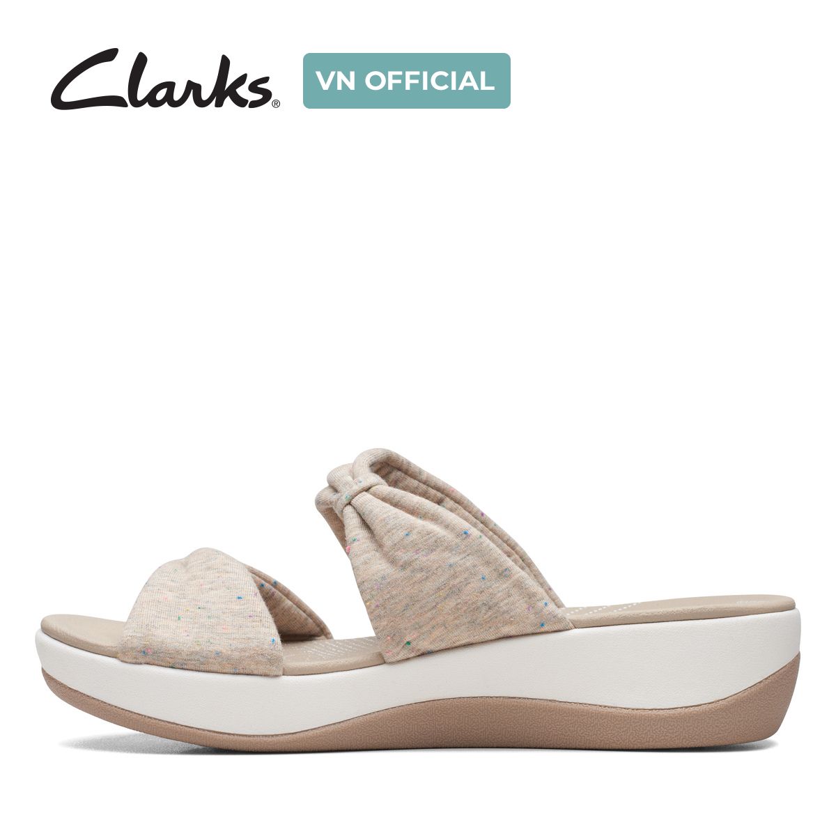 Dép Quai Ngang Vải Nữ Clarks - Arla Coast
