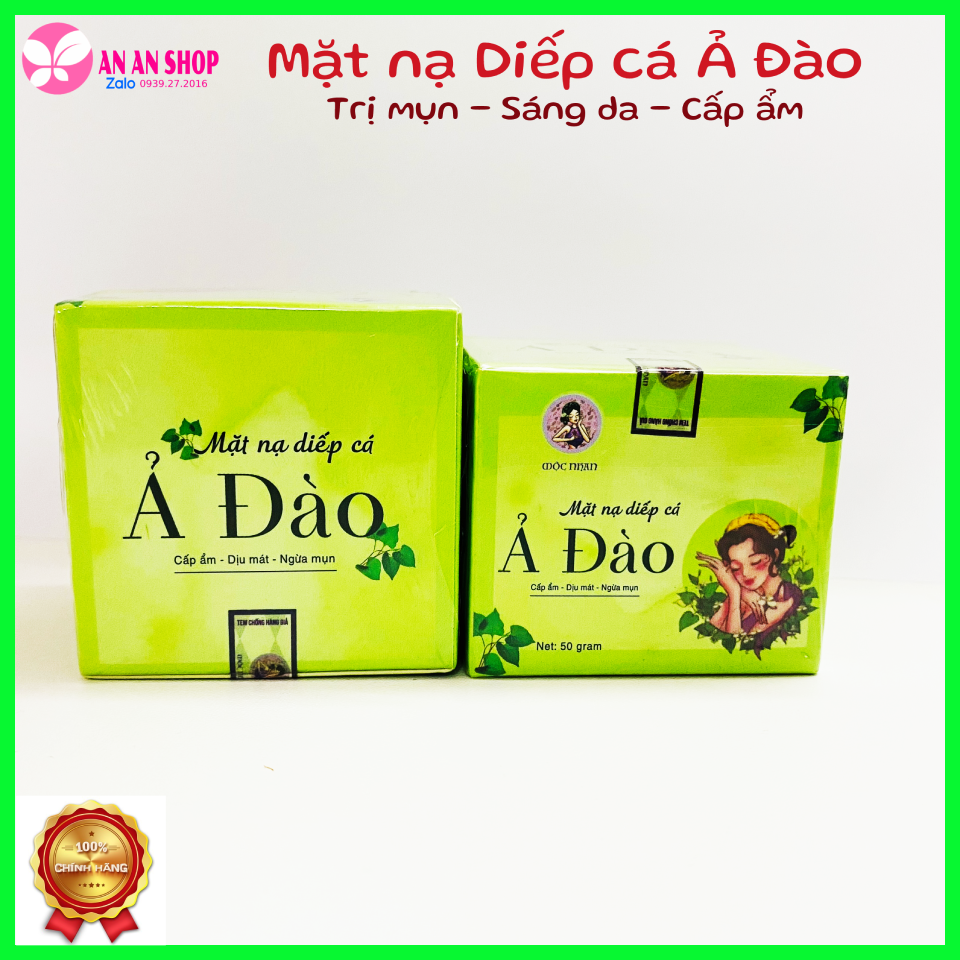 Mặt nạ diếp cá ả đào 20gr - mặt nạ ả đào mộc nhan