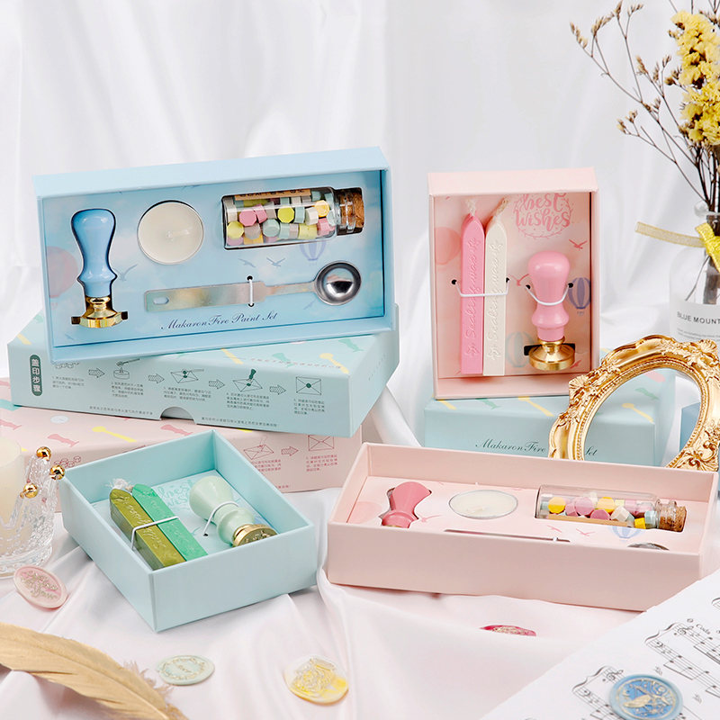 Set Hộp Sáp Con Dấu Niêm Phong (Mặt dấu ngẫu nhiên)