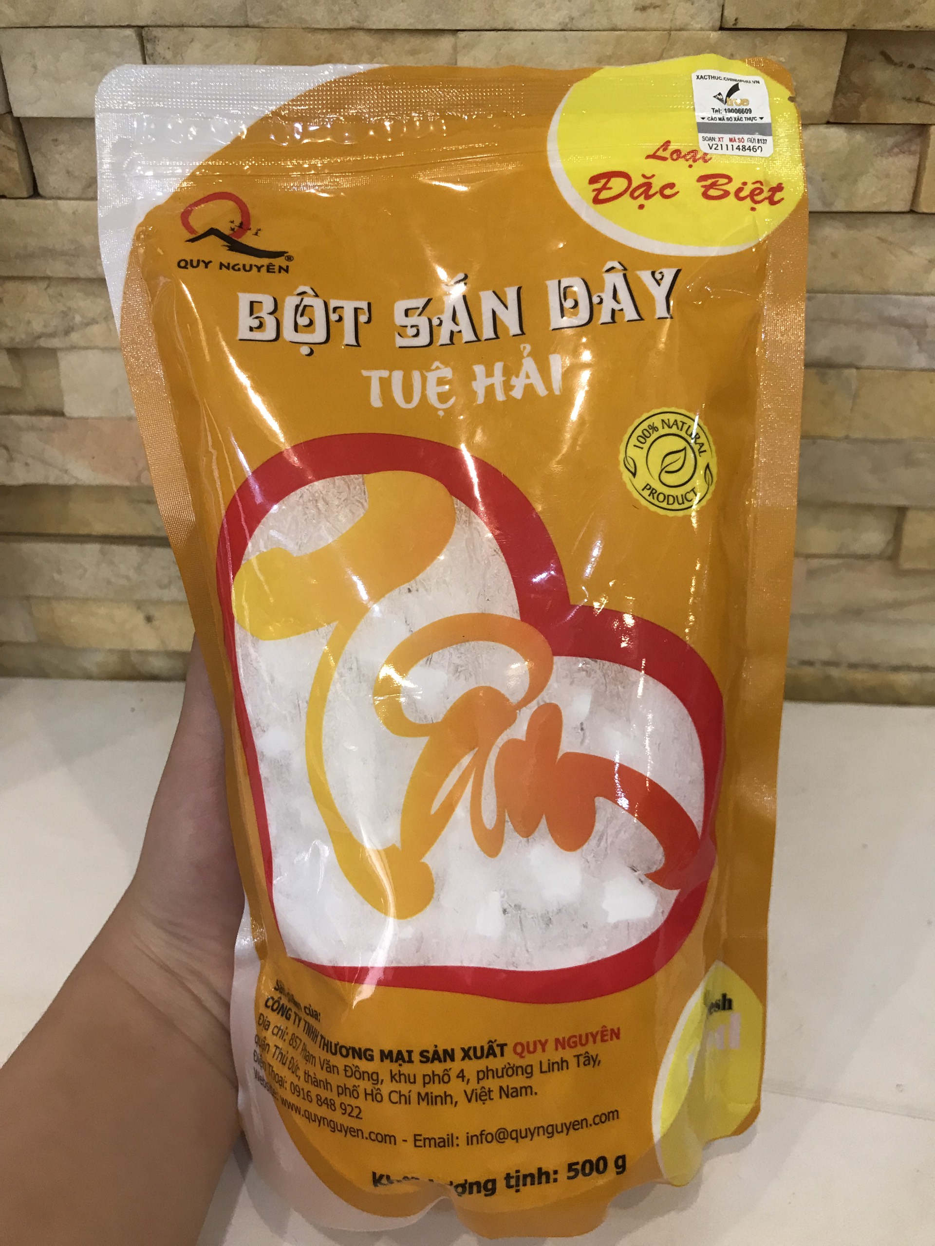 BỘT SẮN DÂY QUY NGUYÊN 500G