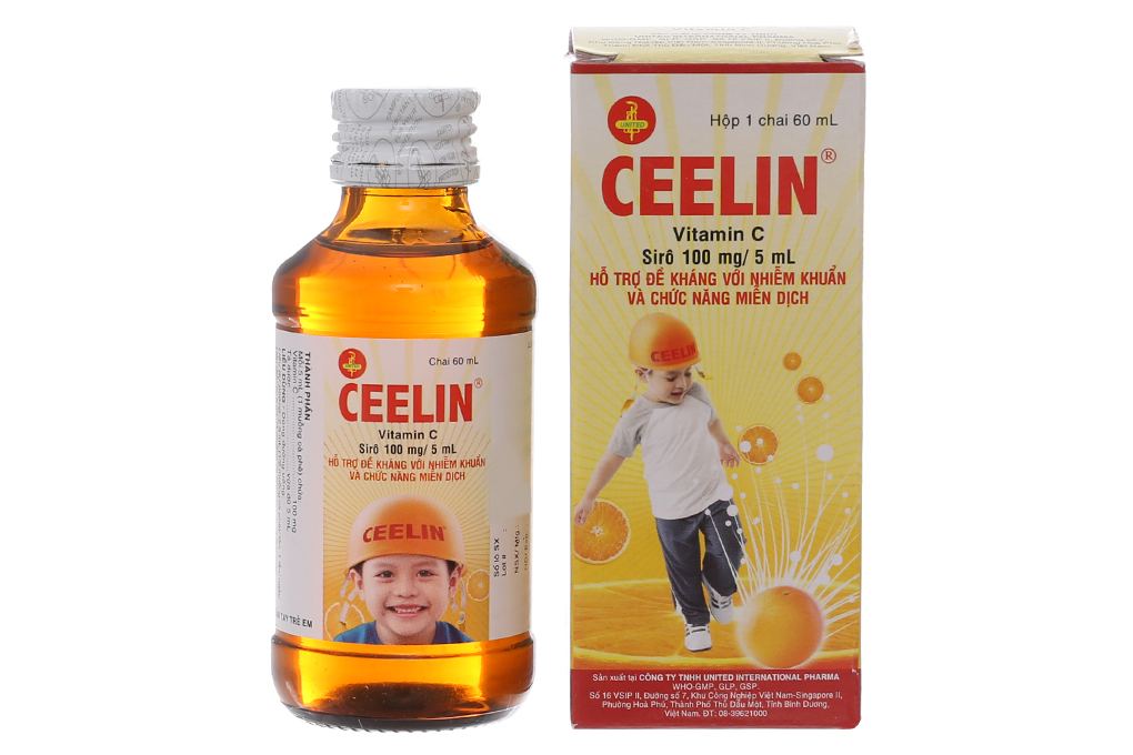 [HCM]Siro Bổ Sung Vitamin C Cho Trẻ Ceelin