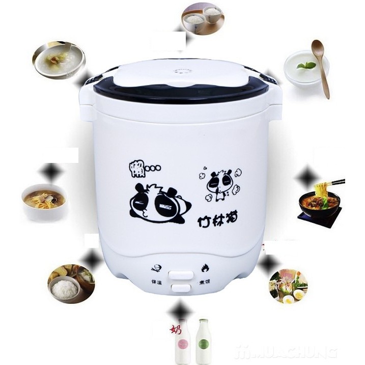 Nồi Cơm Điện Mini Đa Chức Năng 2 Ngăn