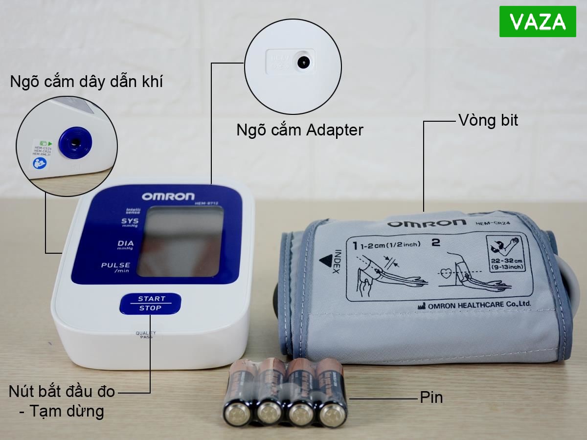 Máy đo huyết áp Omron HEM-7120 - Bảo Hành 60 Tháng