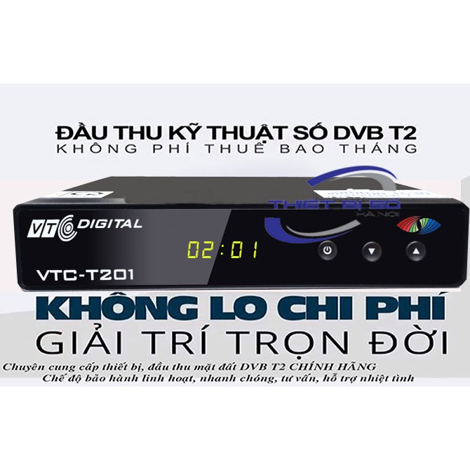 ĐẦU THU KỸ THUẬT SỐ DVBT2 - VTC T201