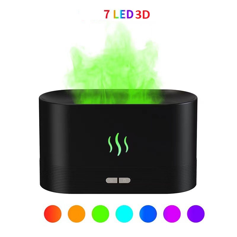 Máy xông tinh dầu ngọn lửa 3D