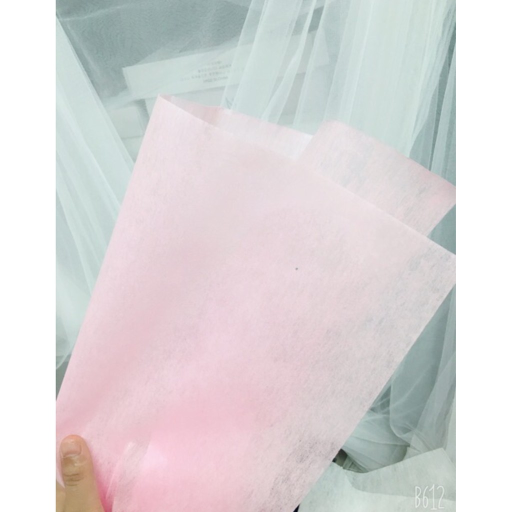 Tập 50 tơ` giấy Mếch lụa gói hoa khổ 60*60cm
