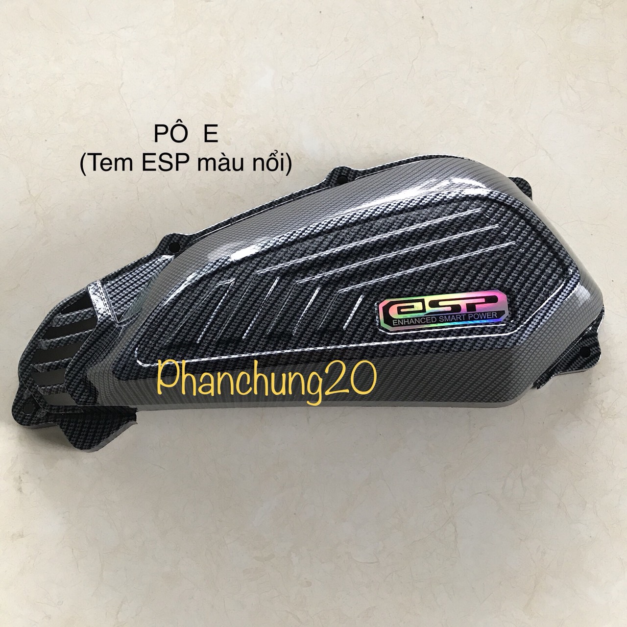 Ốp bầu e dùng cho đời xe shmode 2020 2021 2022 2023 2024 cacbon