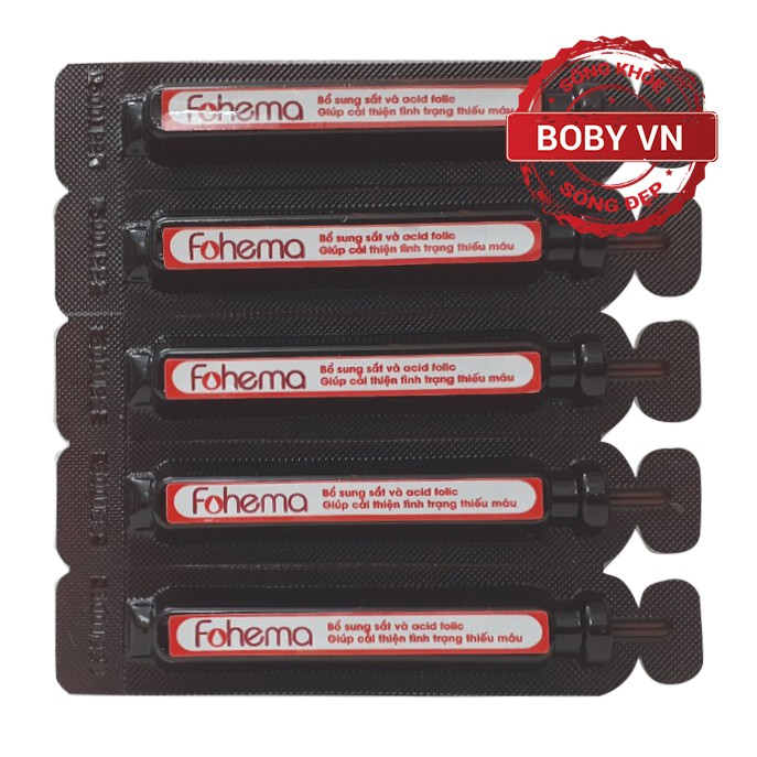 Sắt Nước Cho Bà Bầu Dạng Ống Fohema