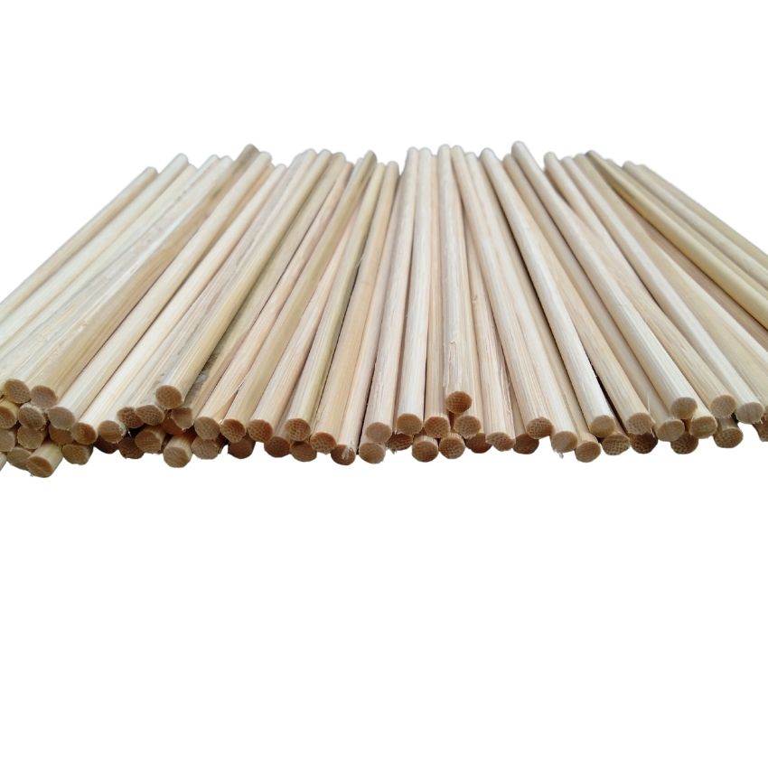 Que kem gỗ tròn [50 que ~ 200 que] que đè lưỡi làm đồ handmade, thủ công, que tính, đồ chơi