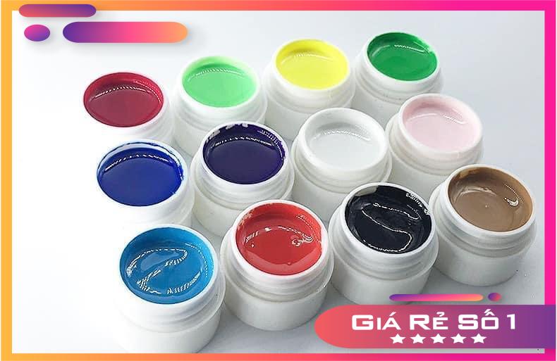 Set gel vẽ 12 màu chất gel đặc đẹp