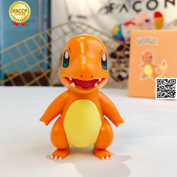 Mô hình Khủng long lửa Charmander Anime Pokemon bửu bối thần kỳ 1791B