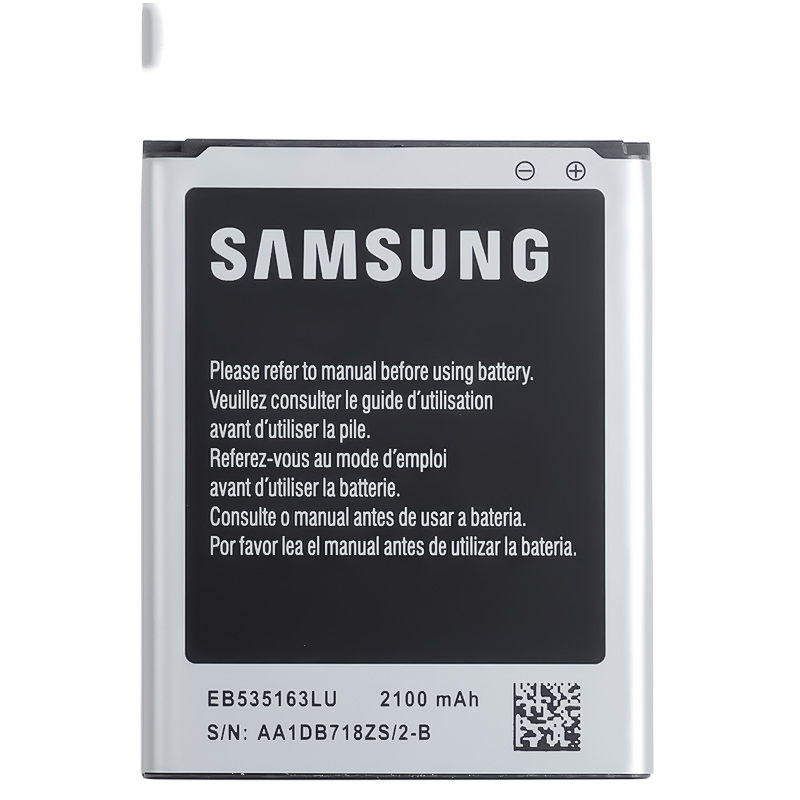 PIN SAMSUNG I9082 /GRAND 1 /i9060 (EB535163LU/2100mAh) ( LOẠI 1 BẢO HÀNH 6 THÁNG )