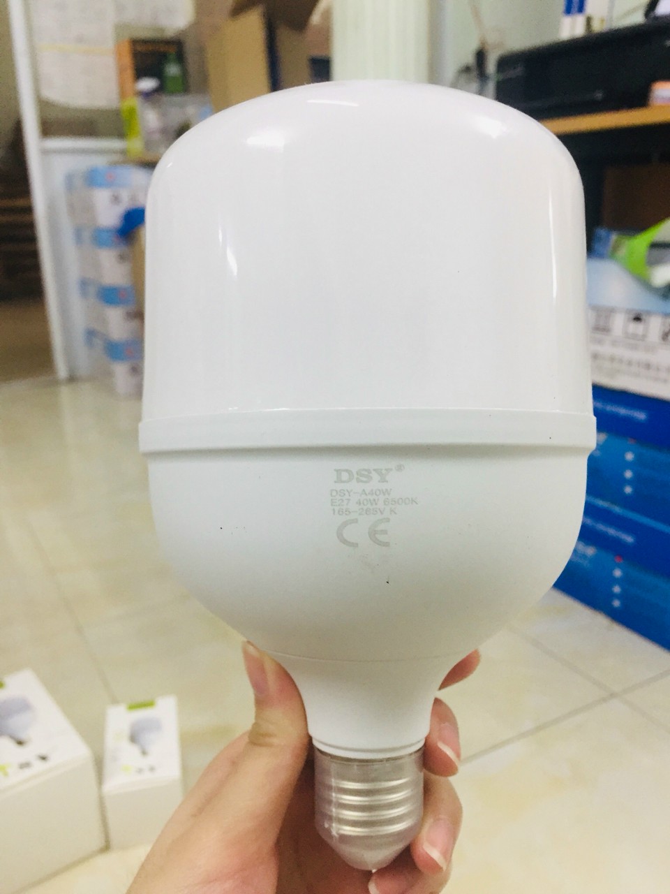 Bóng đèn led búp trụ dsy nhôm 30w bầu trơn