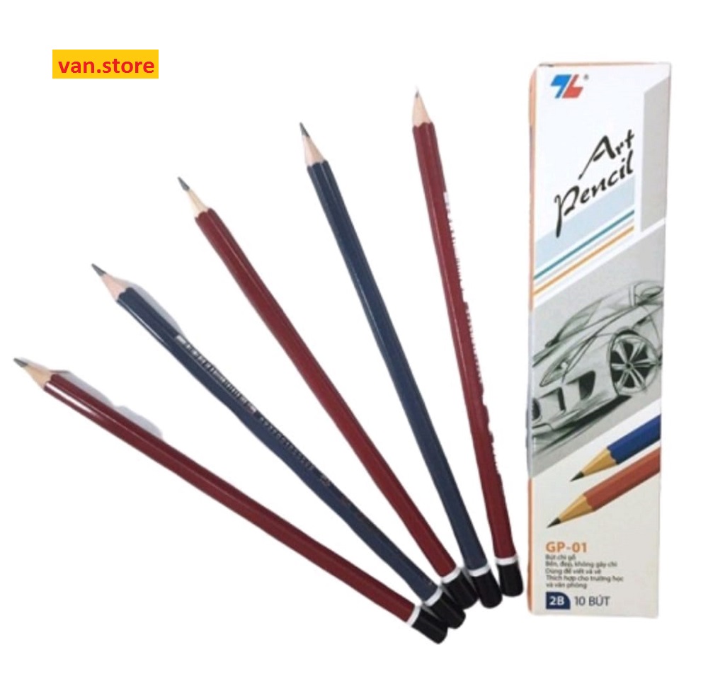 Bút Chì Gỗ 2B Thiên Long GP-01 - Lục Giác