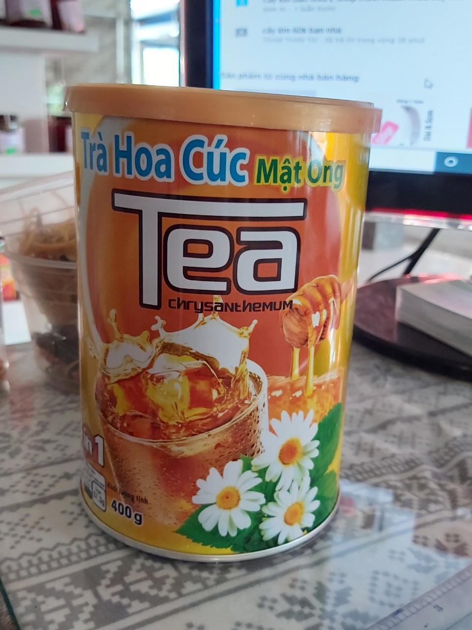 Trà Hoa cúc mật ong dạng lon - 400g