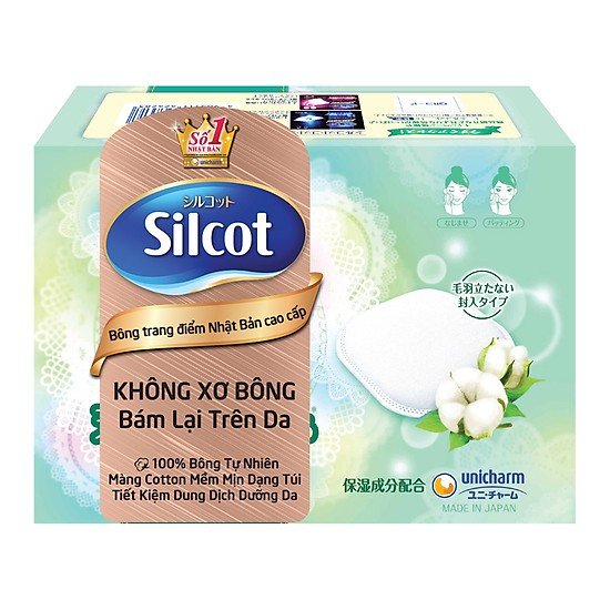 Bông tẩy trang Silcot Nhật Bản