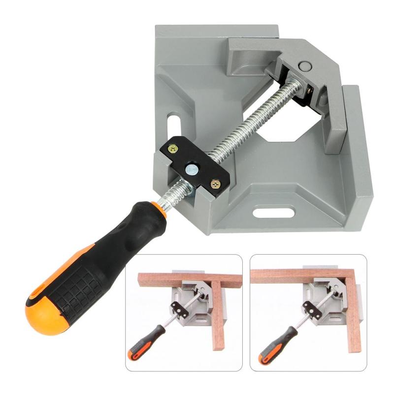 DIYWORK Welding Fixed Clip Quick Assembly Fixture Aluminum Alloy 90 Degree Corner Right Angle Clamp Woodworking Welding Positioner