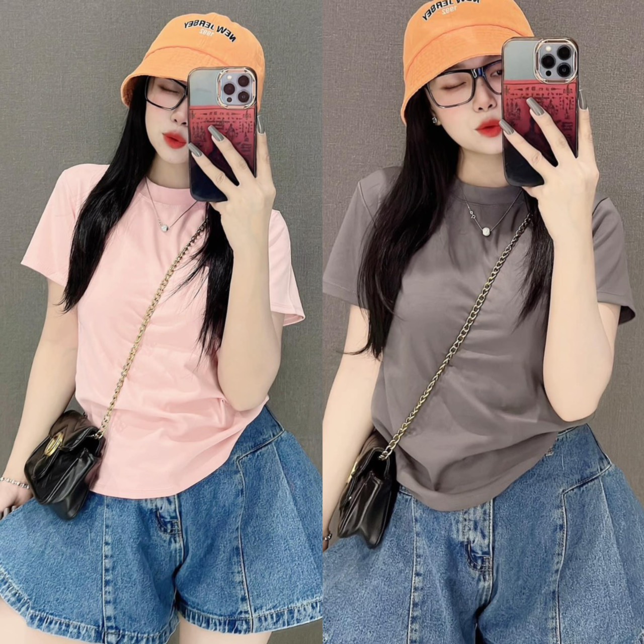 Áo thun nữ from basic ôm body tôn dáng kiểu dáng thời trang, đủ màu (Mã Trơn 787 )