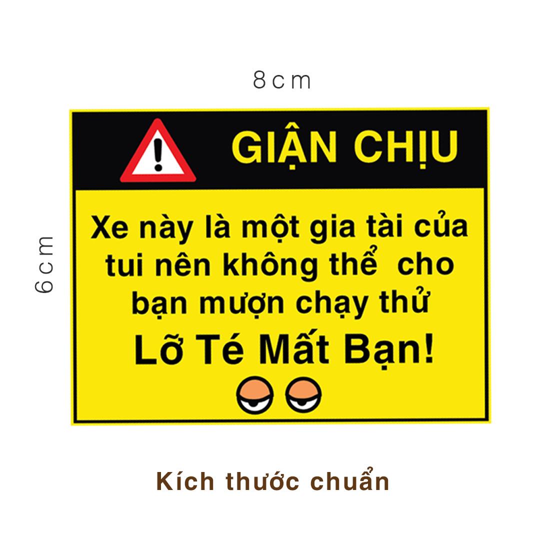 [HCM]Combo 2 Logo Sticker dán xe  Đua Má La