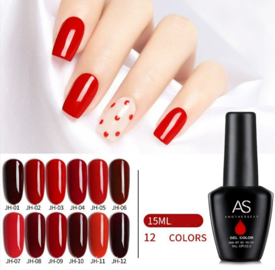 Sơn gel As tone ĐỎ mã JH