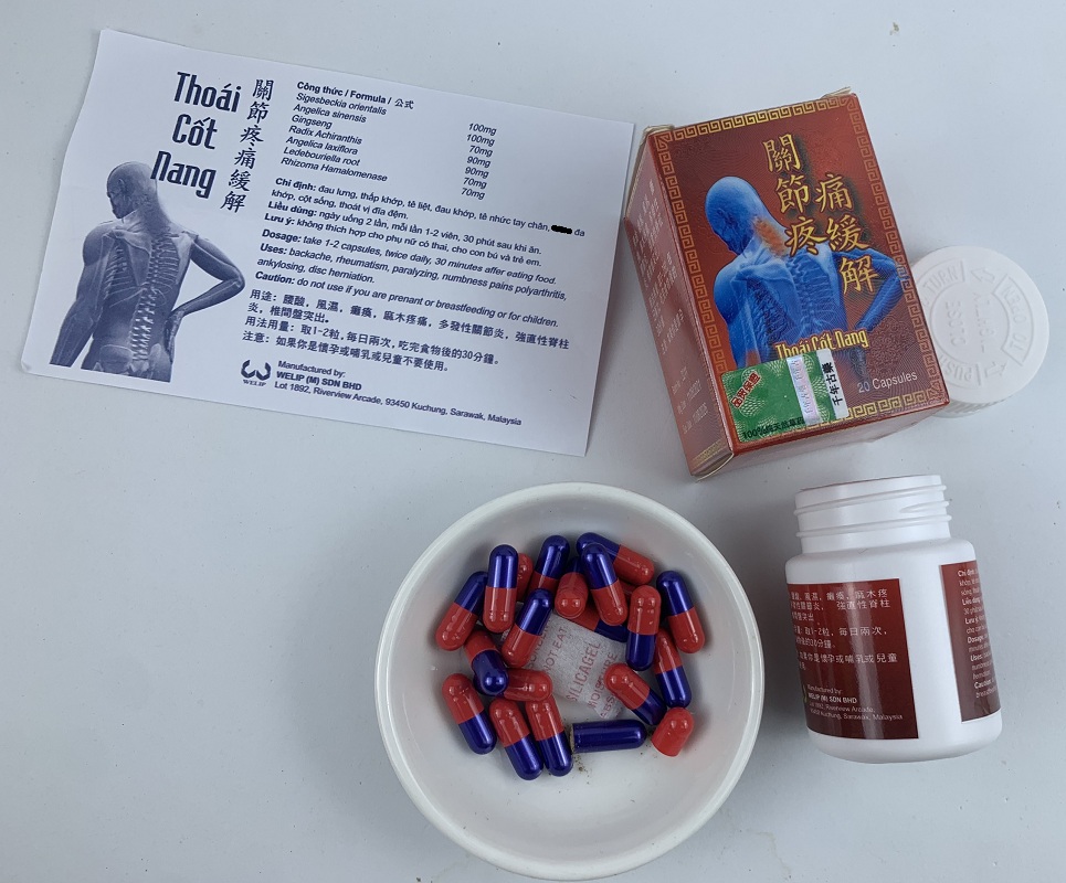 Thoái cốt nang 20 viên – hỗ trợ xương khớp