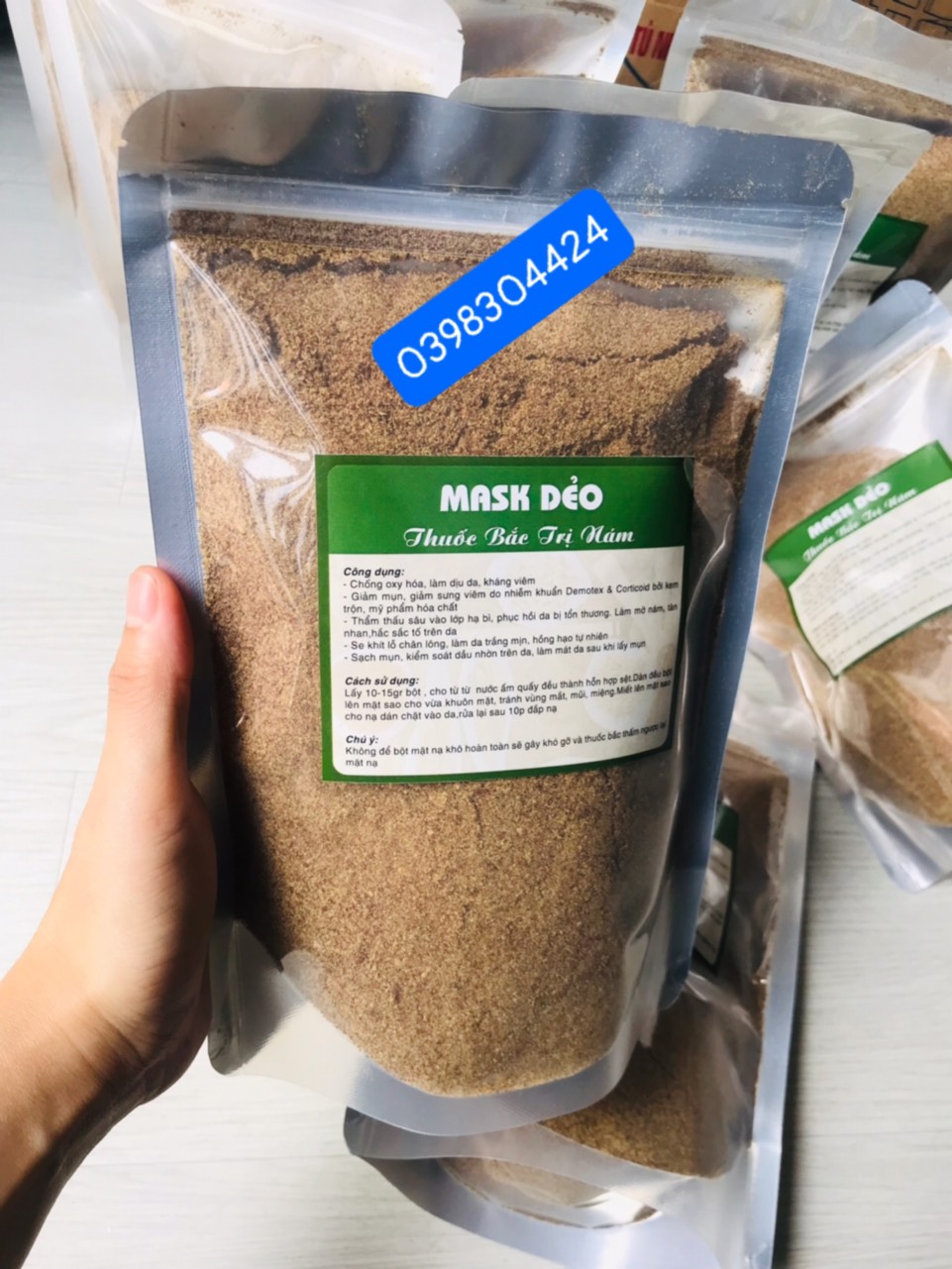 MASK DẺO THUỐC BẮC TRỊ NÁM SPA