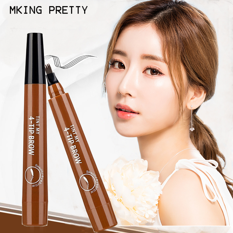 TAKOYA - Bút chì kẻ lông mày phẩy sợi 4D MKING PRETTY chống nước lâu trôi dụng cụ trang điểm makeup chuyên nghiệp TK-EP042