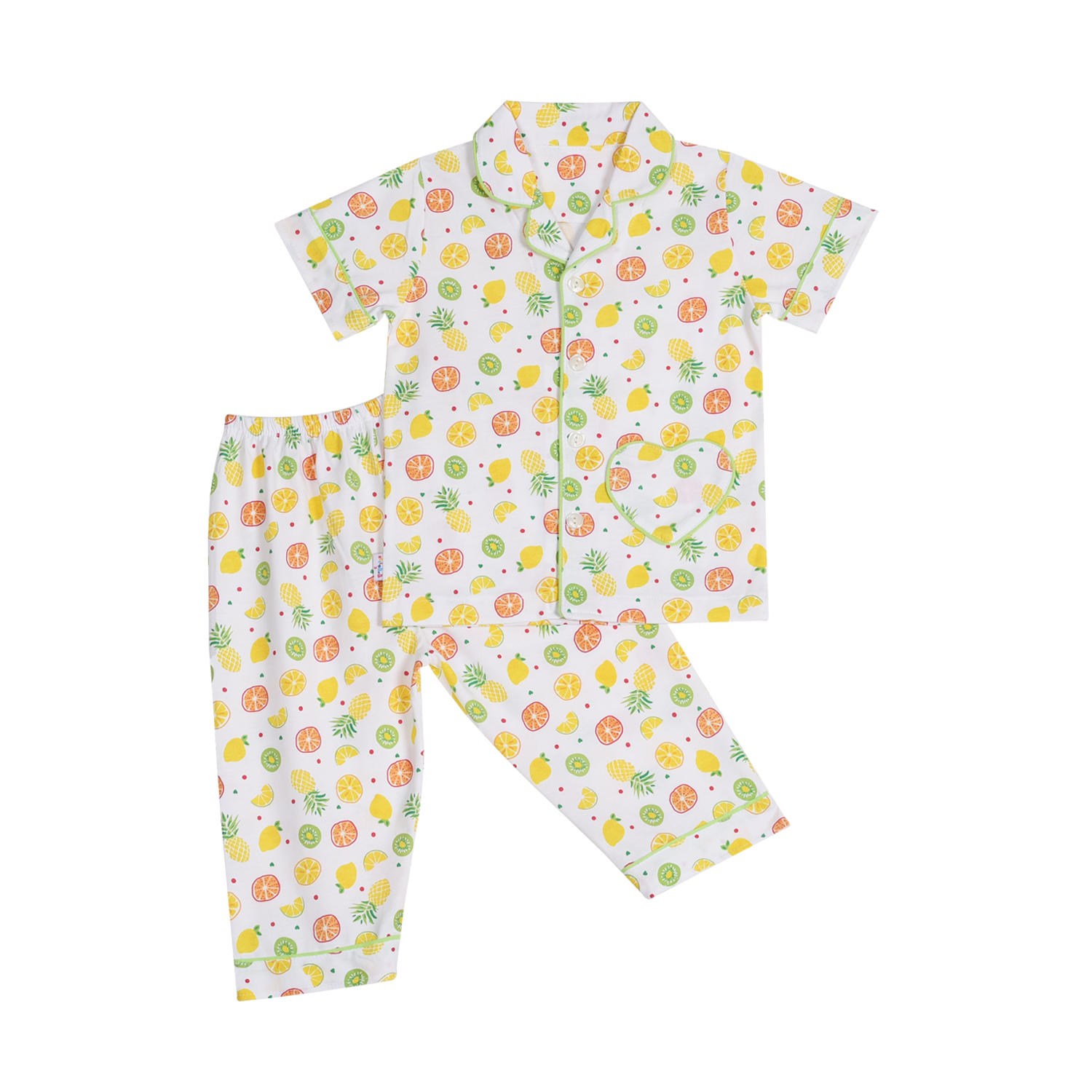 BỘ PYJAMAS TAY NGẮN BÉ GÁI 1149-HELLO BB (hình ngẫu nhiên)