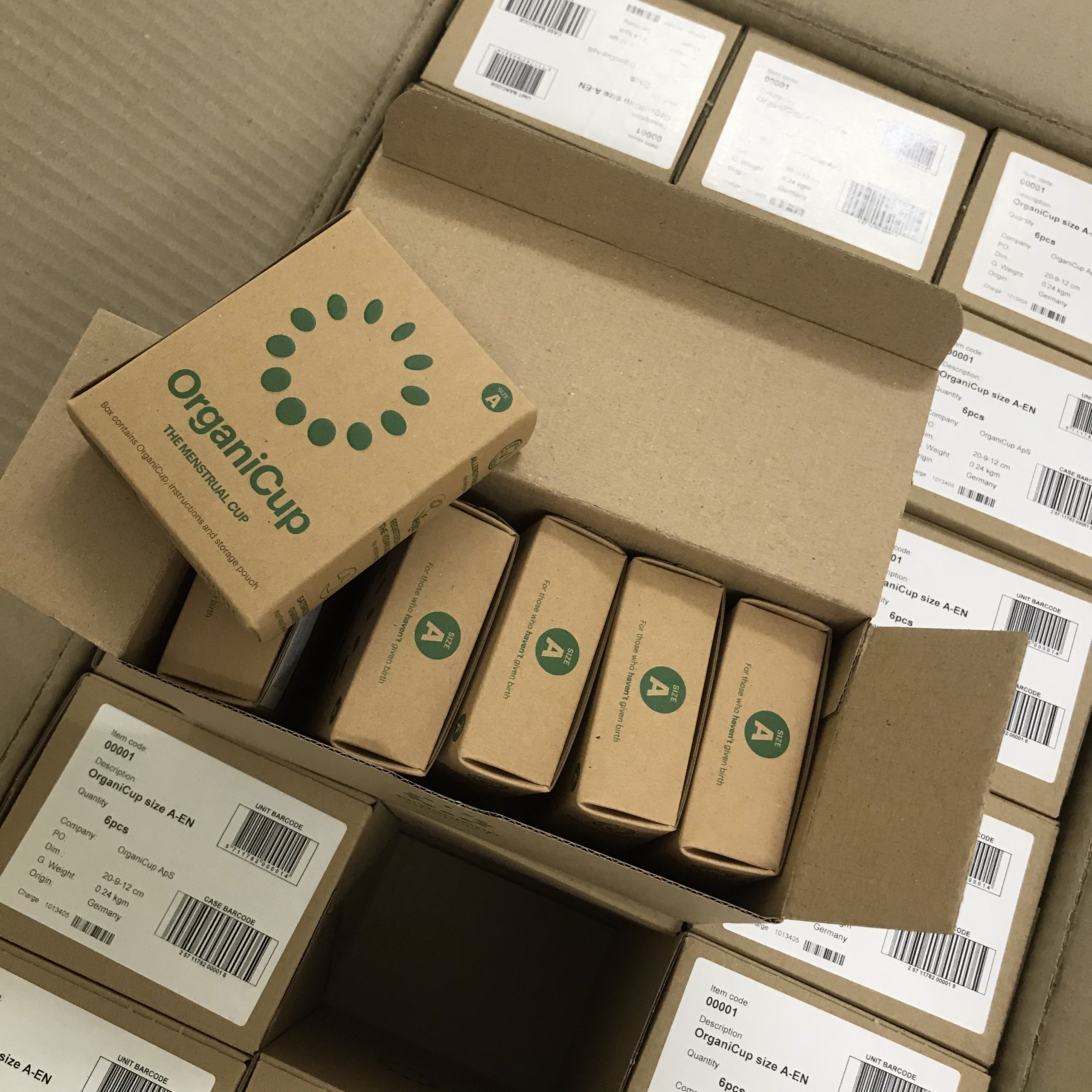 Cốc nguyệt san OrganiCup [Size A] - Nhập khẩu Đan Mạch