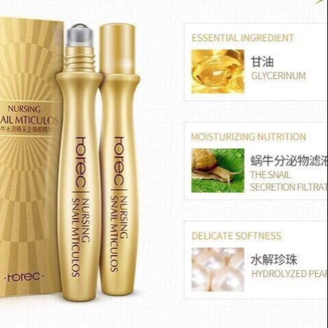 [HCM]Thanh Lăn Giảm thâm mắt và mọng mắt ốc sên