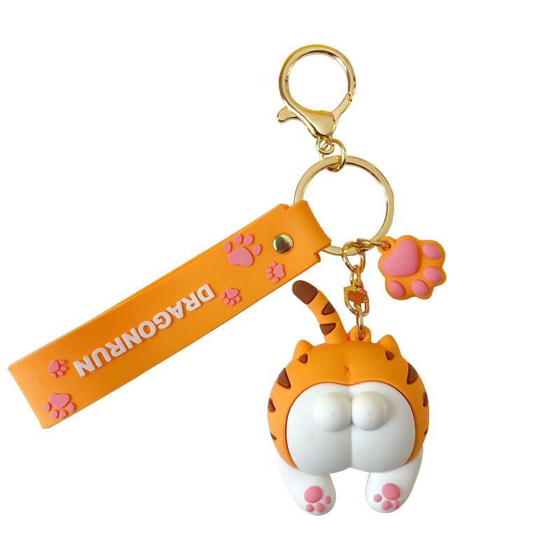 [HCM]Móc Khóa Mông Mèo Tay Mèo Decor