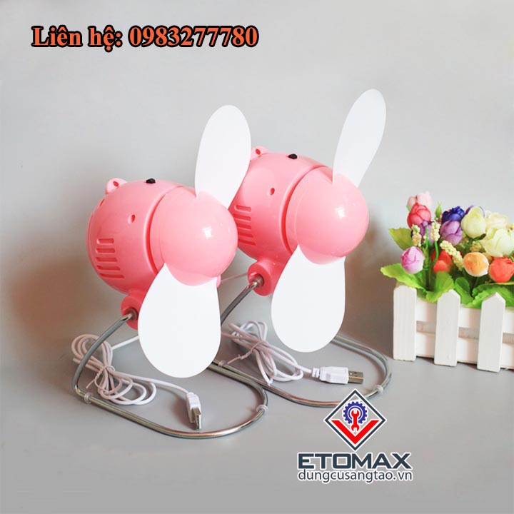 Quạt con cóc mini cắm cổng USB