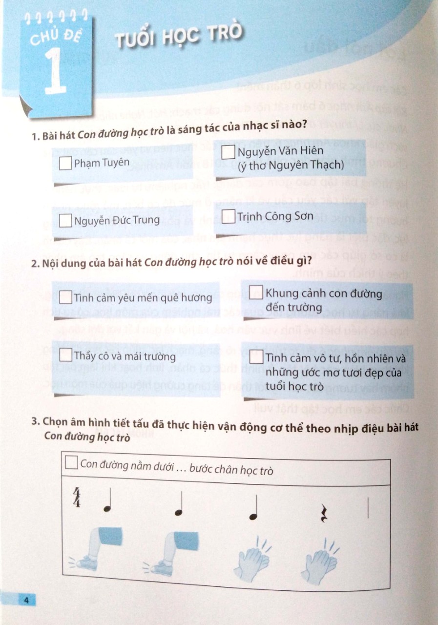 Sách - Bài tập Âm nhạc 6 - Kết nối (bán kèm 1 bút chì)
