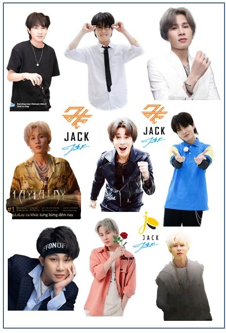 hình dán sticker JACK J97 không phai màu