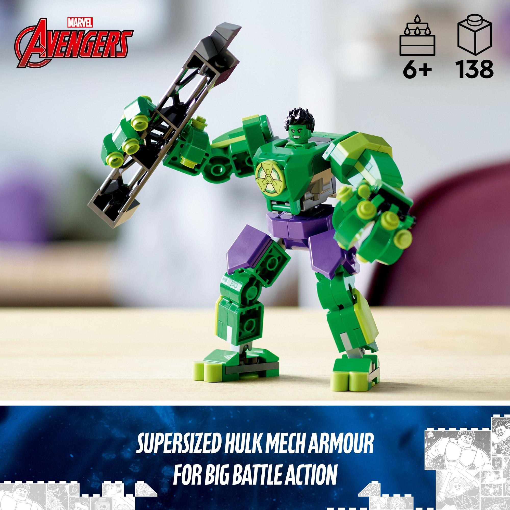 LEGO SUPER HEROES 76241 Chiến Giáp Hulk (138 Chi Tiết)