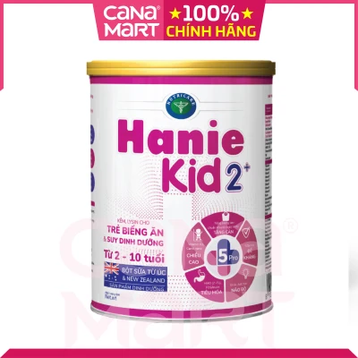 [Lon 900g] Sữa bột Nutricare Hanie Kid 2+ dinh dưỡng chuyên biệt cho trẻ biếng ăn, suy dinh dưỡng