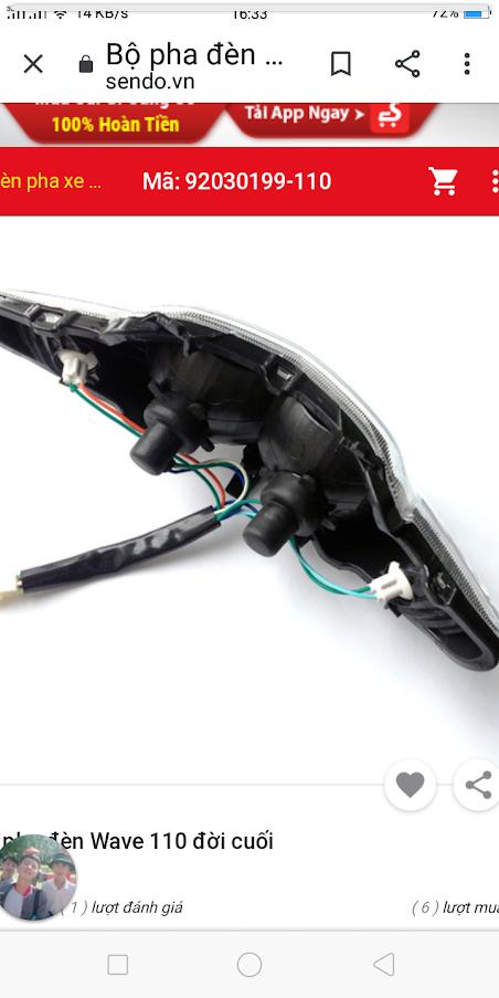 PHA ĐÈN SIRIUS RC BÓNG LỚN
