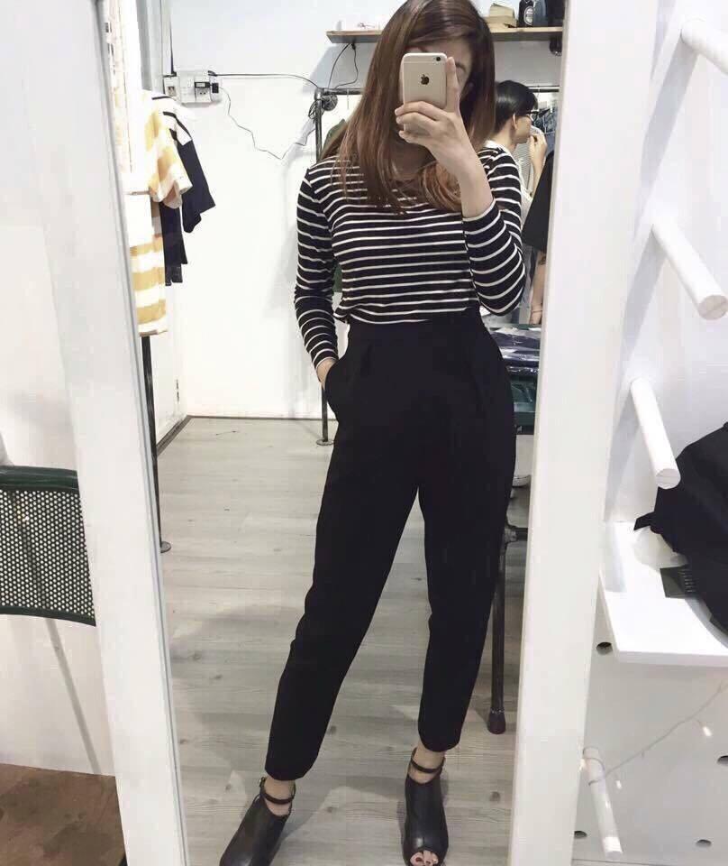 Quần baggy khóa sườn