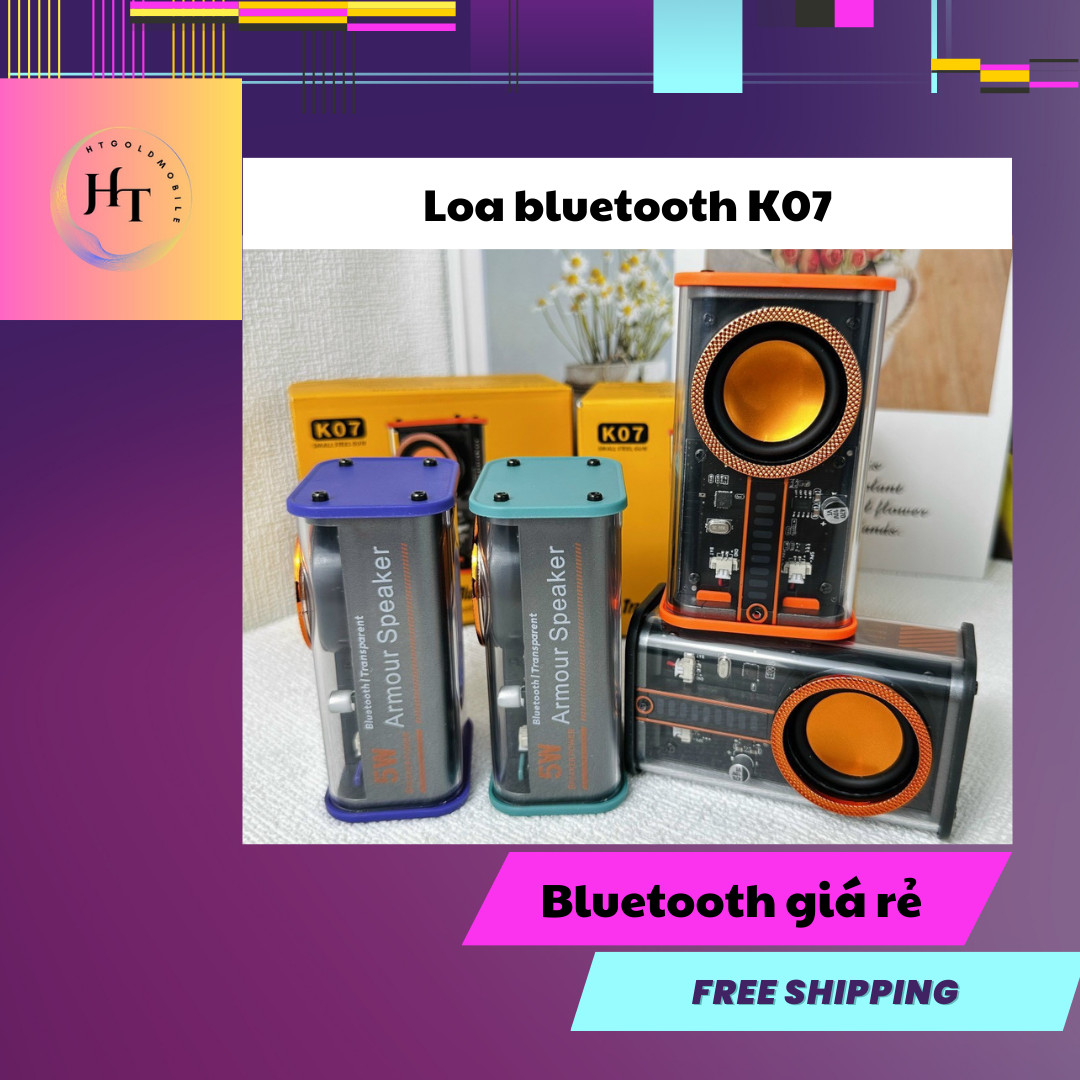 Loa K-07 Hottrend Meca trong suốt