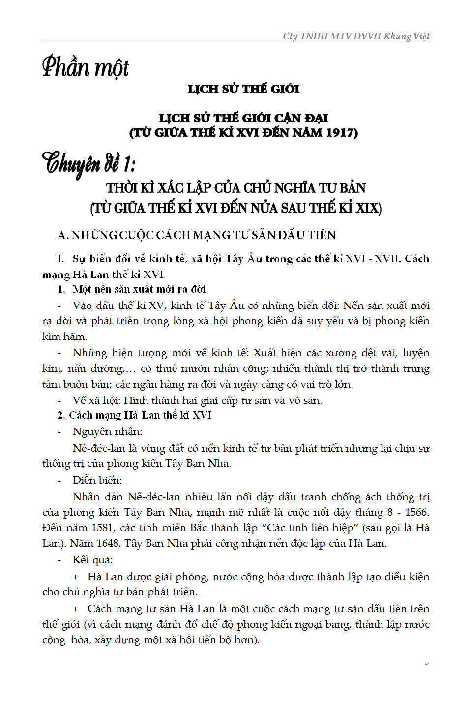 Bồi Dưỡng Học Sinh Giỏi Lịch Sử 8