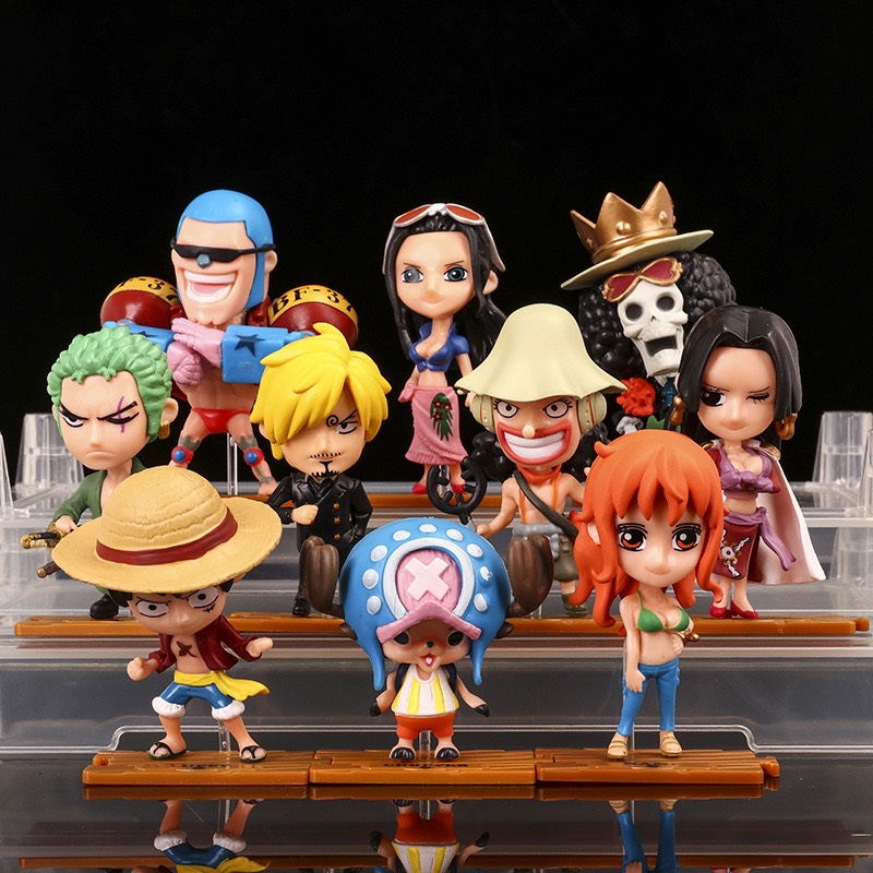 ( Bán lẻ ) Mô hình nhân vật Onepiece Team Luffy Mũ Rơm . - OnePiece
