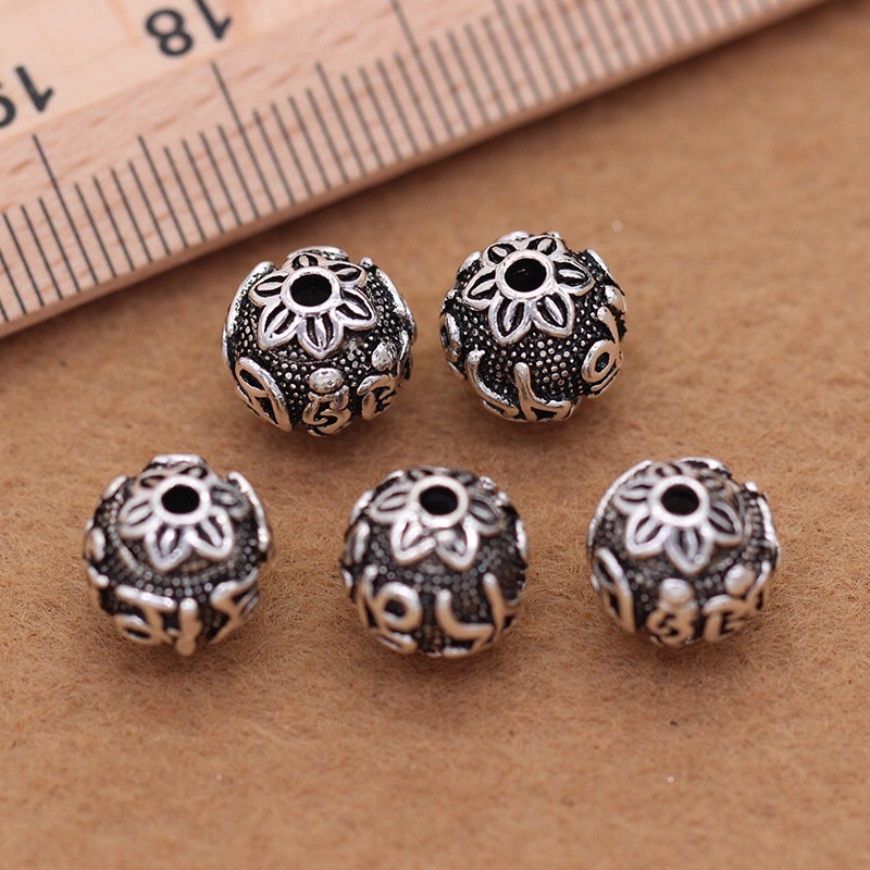 [S925] Charm bi bạc Lục Tự - MH293