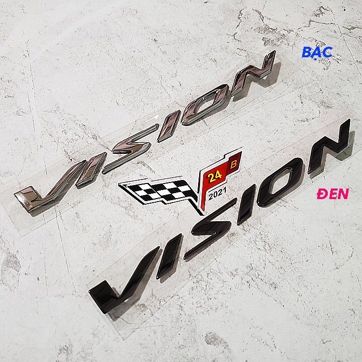 TEM  CHỮ  VISION 2021 CHUẨN ZIN